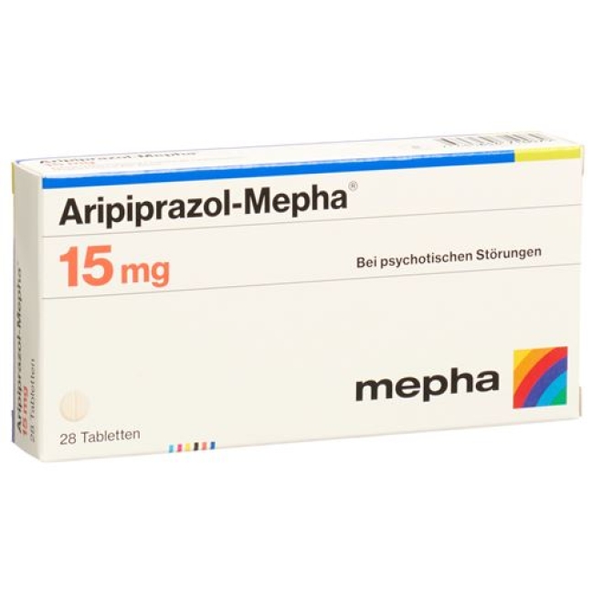 Aripiprazol Mepha 15 mg 28 tablets Aripiprazol Mepha 15 mg 28 tablets