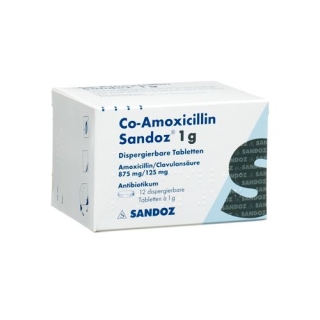 Co-amoxicillin Sandoz Disp Tabletten 1g 20 Stück