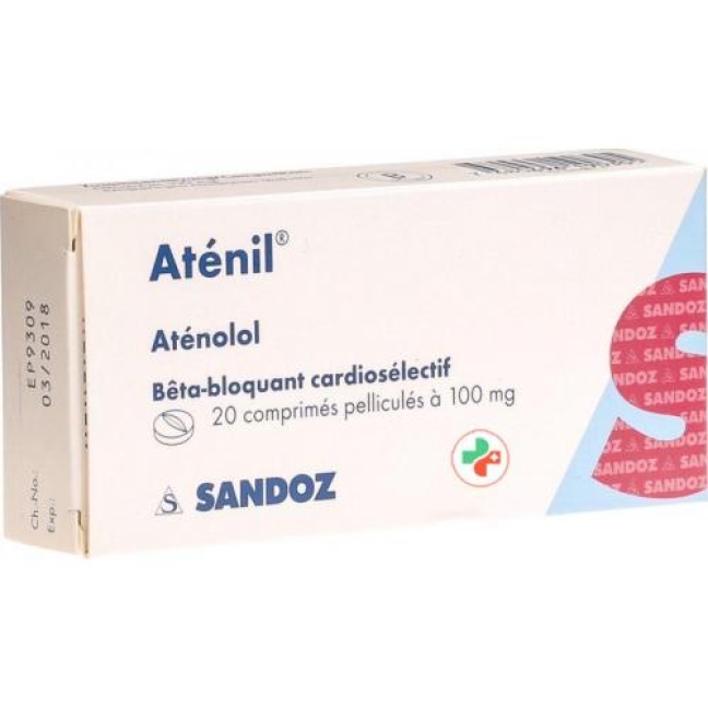 Atenil 100 mg 20 tablets Atenil 100 mg 20 tablets
