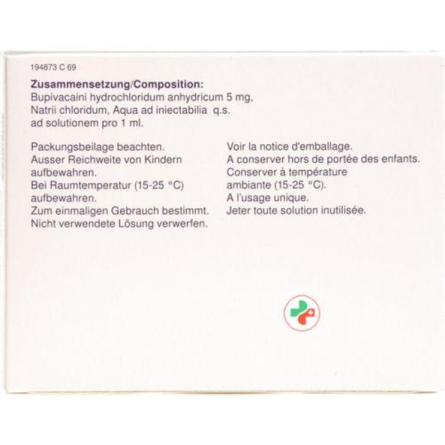 Carbostesin 0.5% 5 ml 5 Ampullen Carbostesin 0.5% 5 ml 5 Ampullen