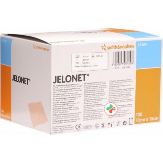 Jelonet Paraffingaze 10смx10см 100 штук Jelonet Paraffingaze 10смx10см 100 штук