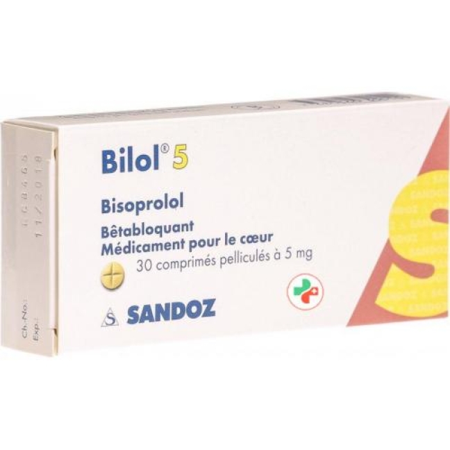 Bilol 5 mg 30 filmtablets Bilol 5 mg 30 filmtablets