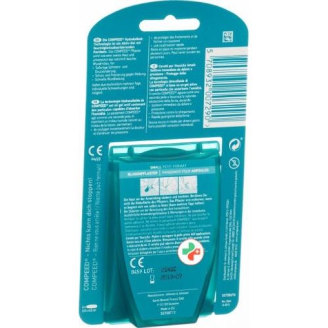 Compeed Blasenpflaster Small 6 штук Compeed Blasenpflaster Small 6 штук