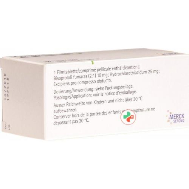 Concor 10 mg Plus 25 mg 100 Lacktabs Concor 10 mg Plus 25 mg 100 Lacktabs