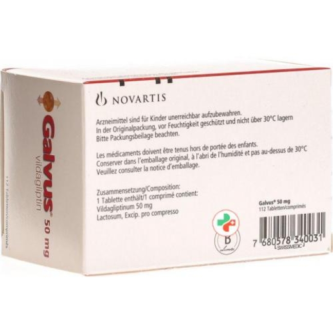 Galvus 50 mg 112 filmtablets Galvus 50 mg 112 filmtablets