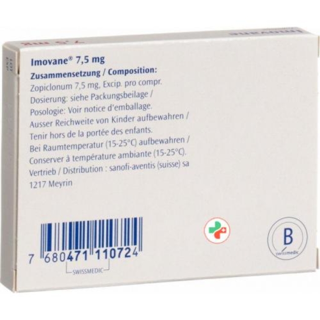 Имован 7,5 мг 10 таблеток