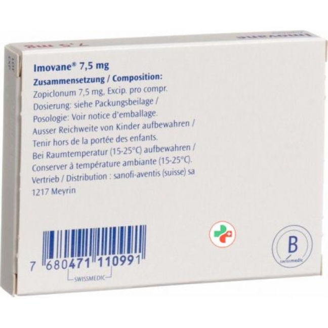 Имован 7,5 мг 30 таблеток 