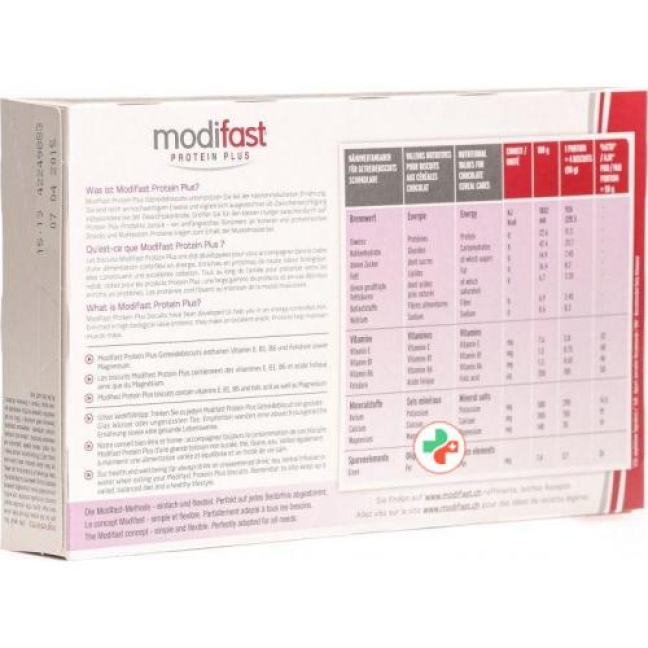 Modifast Proteinplus Getreide Biscuits Schokolade 4 X 50 g