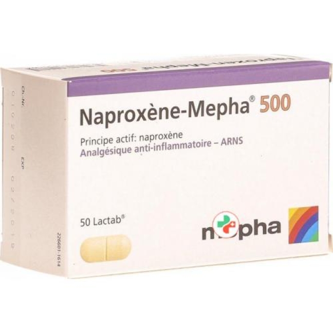 Naproxen Mepha 500 mg 50 Lacktab Naproxen Mepha 500 mg 50 Lacktab
