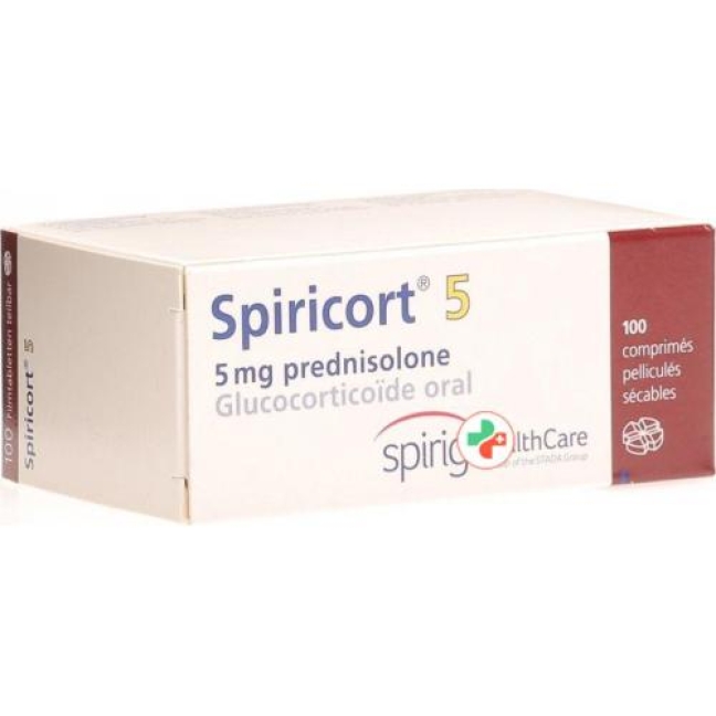 Spiricort 5 mg 100 filmtablets Spiricort 5 mg 100 filmtablets