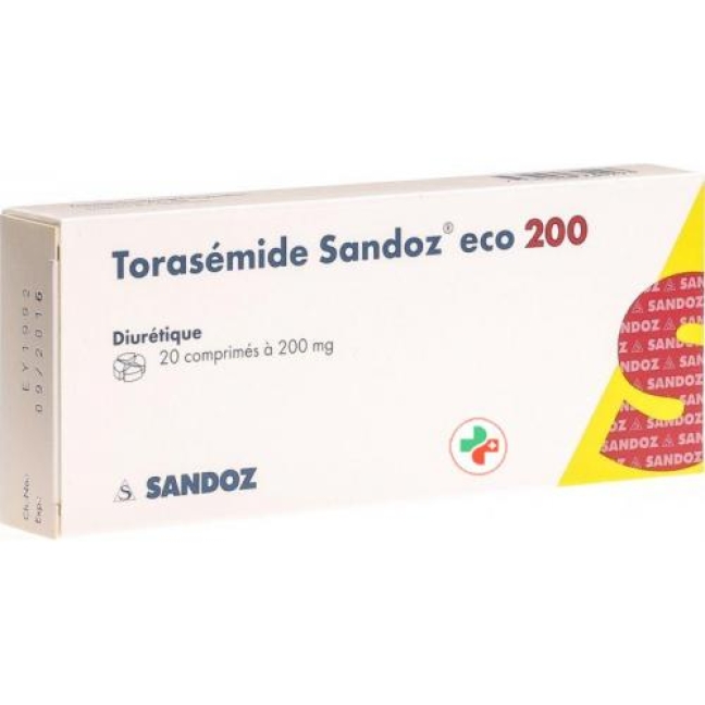 Torasemid Sandoz ECO 200 mg 20 tablets Torasemid Sandoz ECO 200 mg 20 tablets