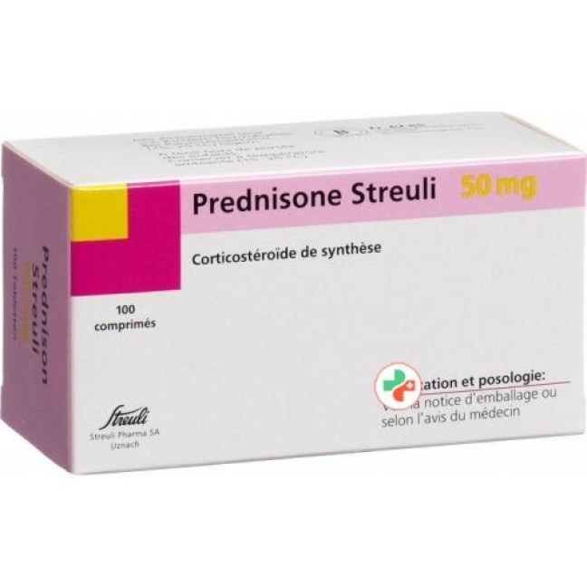 Prednison Streuli 50 mg 100 tablets Prednison Streuli 50 mg 100 tablets