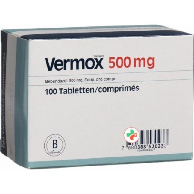Vermox 500 mg 100 tablets Vermox 500 mg 100 tablets