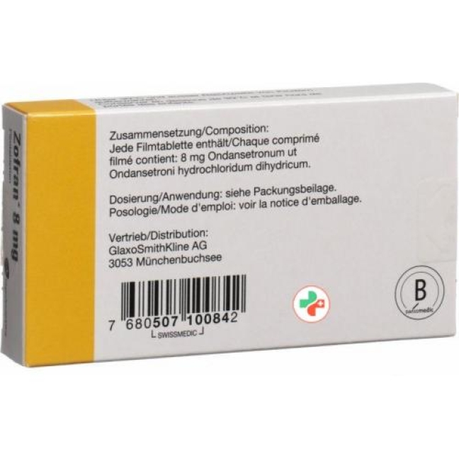 Zofran 8 mg 6 filmtablets Zofran 8 mg 6 filmtablets