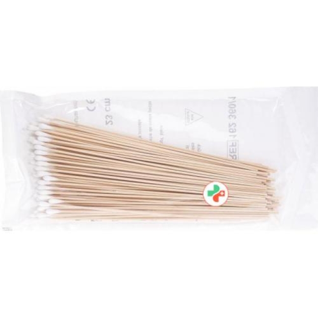 IVF Wattestaeb Holz 22см Klein 10x 100 штук IVF Wattestaeb Holz 22см Klein 10x 100 штук