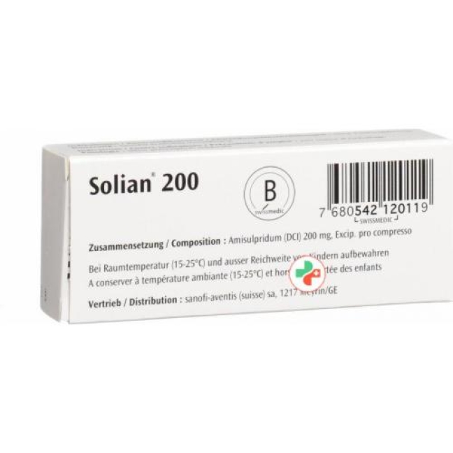 Solian 200 mg 30 tablets Solian 200 mg 30 tablets