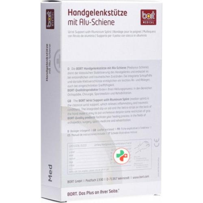 Bort Handgelenkstutze Schiene Links -17см размер S Blau Bort Handgelenkstutze Schiene Links -17см размер S Blau