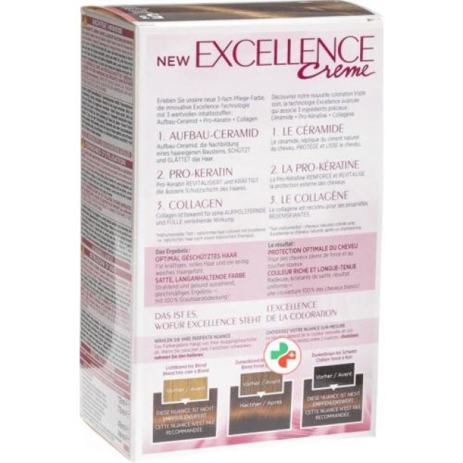 Excellence крем Triple Prot 5.3 Hell Goldbraun Excellence крем Triple Prot 5.3 Hell Goldbraun