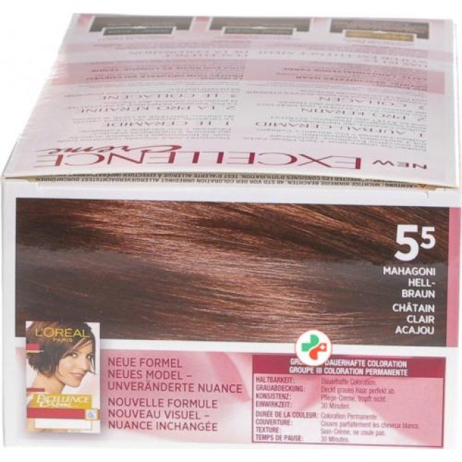Excellence крем Triple Prot 5.5 Mahag Hellbraun Excellence крем Triple Prot 5.5 Mahag Hellbraun