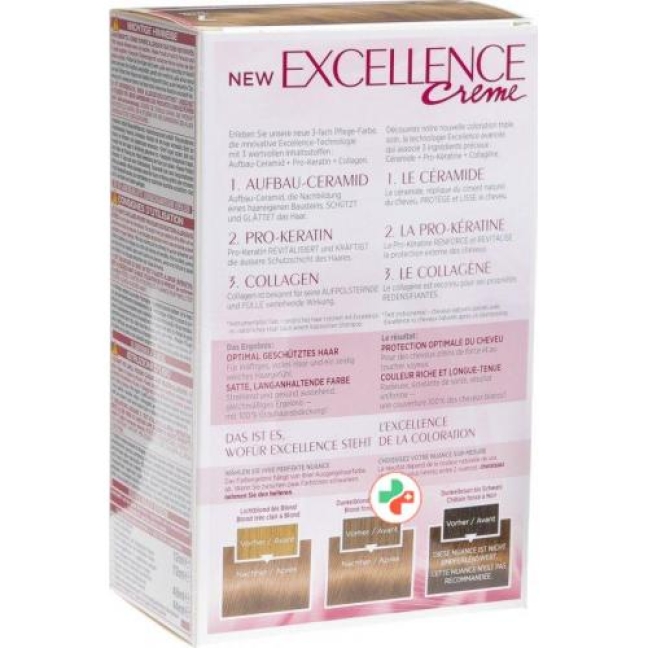 Excellence крем Triple Prot 7 Blond Excellence крем Triple Prot 7 Blond