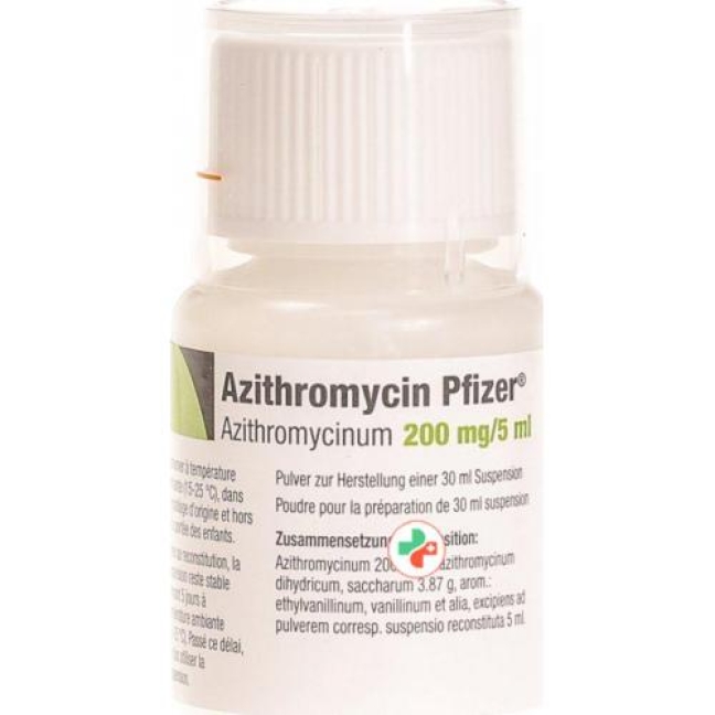 Azithromycin Pfizer 200 mg/5 ml 30 ml Azithromycin Pfizer 200 mg/5 ml 30 ml