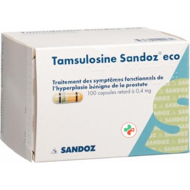 Tamsulosin Sandoz ECO Retard 0.4 mg 100 Kaps Tamsulosin Sandoz ECO Retard 0.4 mg 100 Kaps