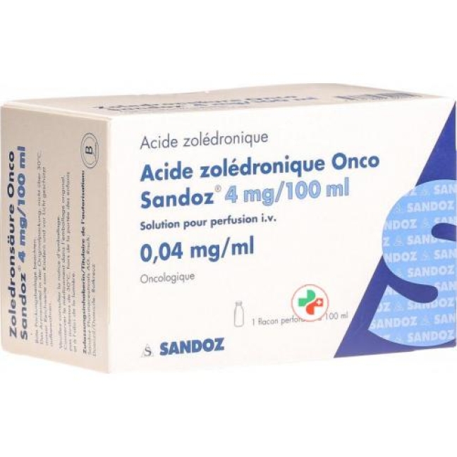 Zoledronsaeure Onco Sandoz 4 mg/100 ml Zoledronsaeure Onco Sandoz 4 mg/100 ml