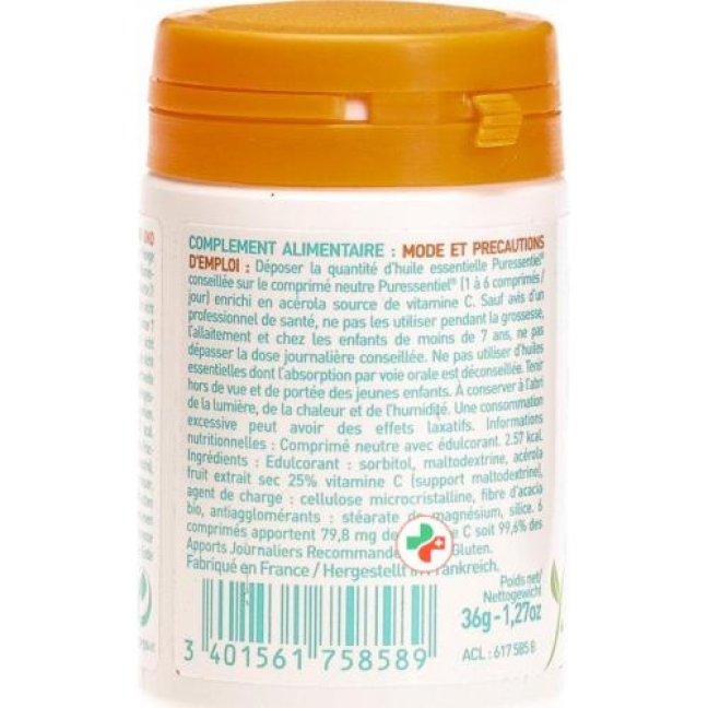 Puressentiel Neutrale в таблетках, 30 штук Puressentiel Neutrale в таблетках, 30 штук