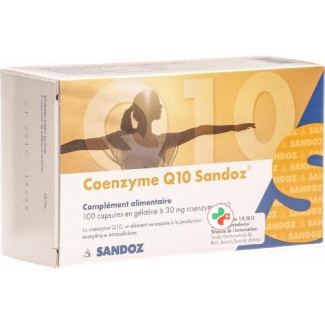Q10 Sandoz в капсулах 30мг 100 штук Q10 Sandoz в капсулах 30мг 100 штук