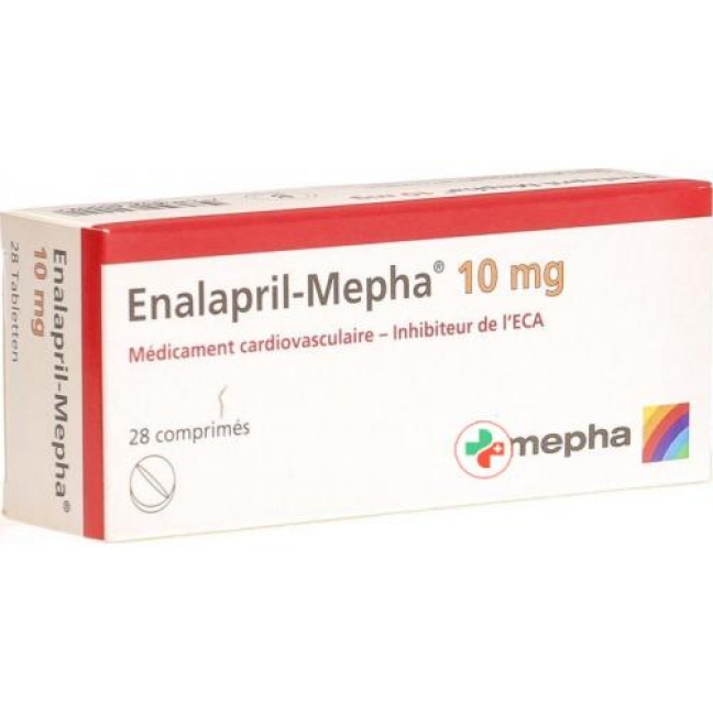 Enalapril Mepha 10 mg 28 tablets Enalapril Mepha 10 mg 28 tablets