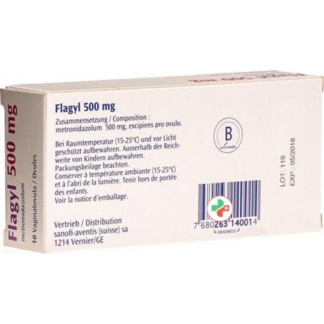 Flagyl Vaginalovula 500 mg 10 Zaepfchen Flagyl Vaginalovula 500 mg 10 Zaepfchen