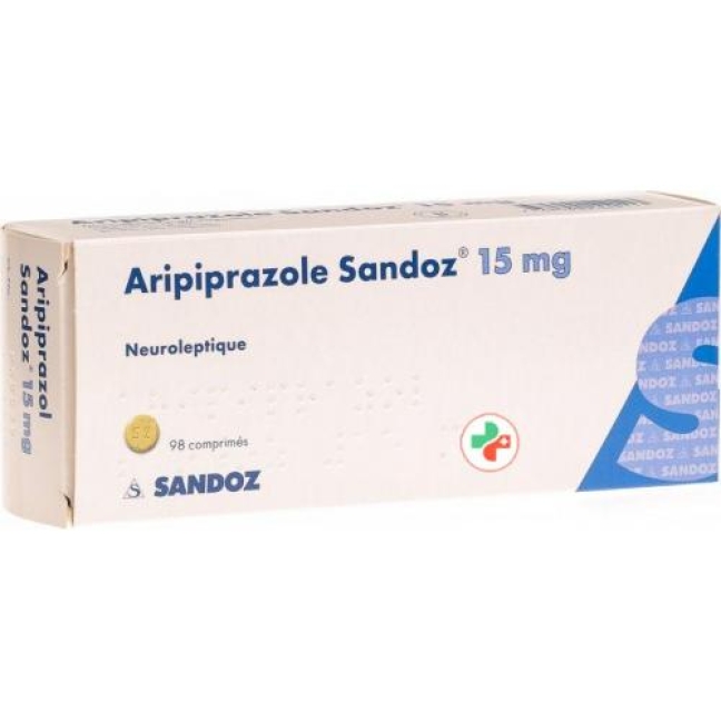 Aripiprazol Sandoz 15 mg 98 tablets Aripiprazol Sandoz 15 mg 98 tablets