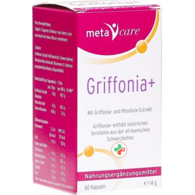 Meta Care Griffonia в капсулах 60 штук Meta Care Griffonia в капсулах 60 штук