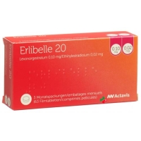 Эрлибелль 20 3x21 таблетке покрытых оболочкой Эрлибелль 20 3x21 таблетке покрытых оболочкой