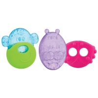 Nuby охлаждающий прорезыватель для животных с крышкой Nuby охлаждающий прорезыватель для животных с крышкой