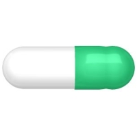 LGA Gelatine Kapseln 3 grün/weiss