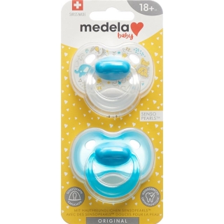 Medela Baby Nuggi Original 18+ Синий 2 шт.