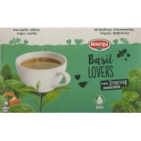 Футболка MORGA Basil Lovers с органическим бутоном H