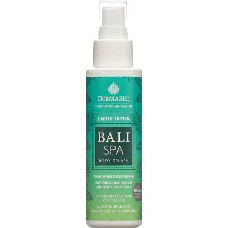 DermaSel Body Splash Spray Bali Spa, немецкая/французская ограниченная серия, 100 мл