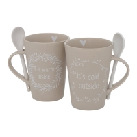 HERBORISTERIA Tasse Cold & Warm mit Löffel HERBORISTERIA Tasse Cold & Warm mit Löffel