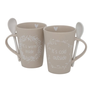HERBORISTERIA Tasse Cold & Warm mit Löffel HERBORISTERIA Tasse Cold & Warm mit Löffel