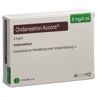 ОНДАНСЕТРОН Аккорд Инф Конц 8 мг/4мл ОНДАНСЕТРОН Аккорд Инф Конц 8 мг/4мл