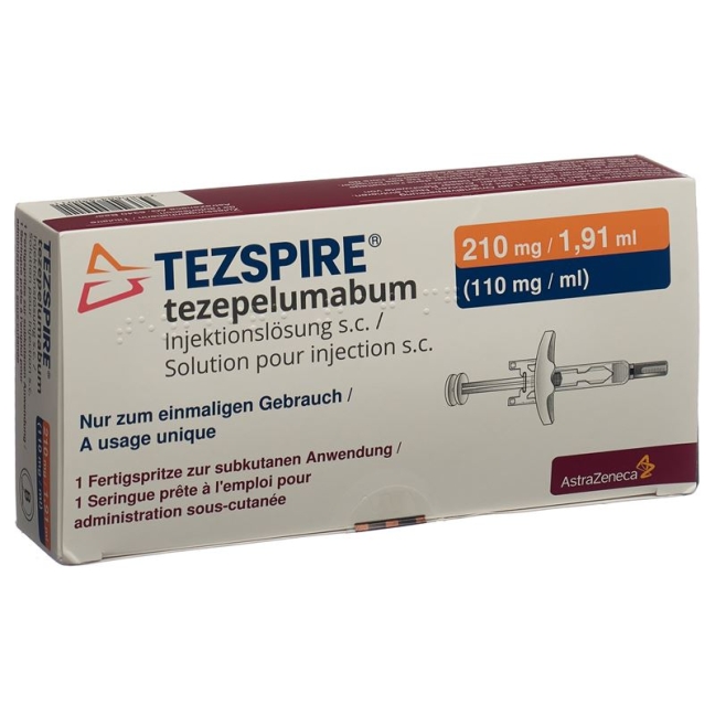 TEZSPIRE Inj Lös 210 мг/1,91мл Fertspr TEZSPIRE Inj Lös 210 мг/1,91мл Fertspr
