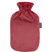 FASHY Wärmflasche 2l Flauschbezug rostrot FASHY Wärmflasche 2l Flauschbezug rostrot
