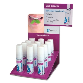 MIRADENT Halitosis Display 12 Stk F MIRADENT Halitosis Display 12 Stk F