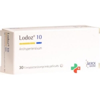 Лодоз 10/6,25 мг 30 таблеток покрытых оболочкой Лодоз 10/6,25 мг 30 таблеток покрытых оболочкой