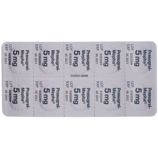 Prasugrel Mepha Lactab 5mg 30 Stück