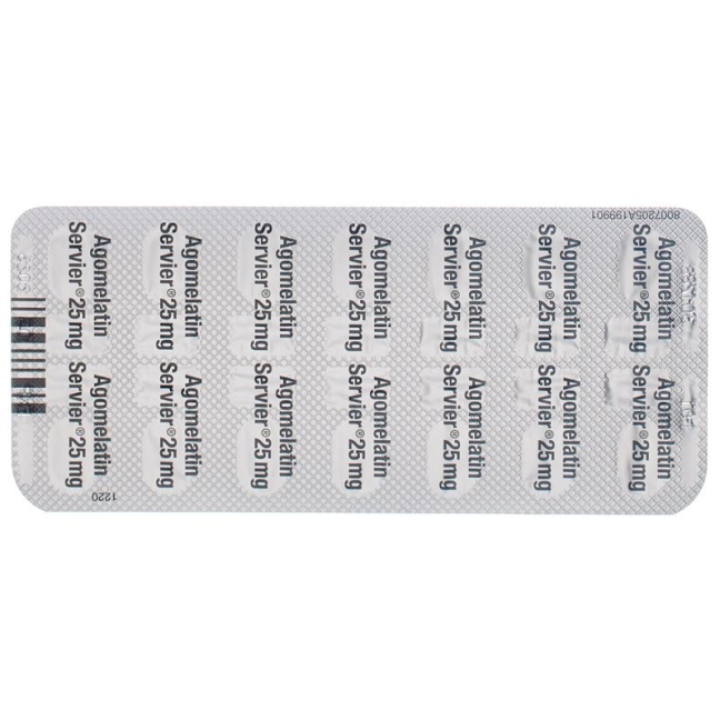 Agomelatin Servier Filmtabletten 25mg 98 Stück