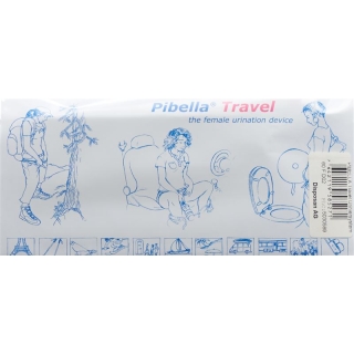 Pibella Travel urination system women pink