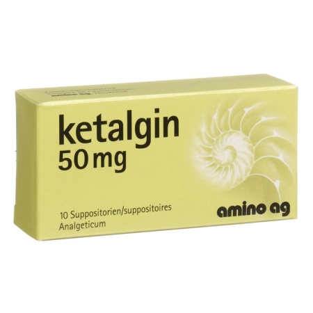 Ketalgin Zäpfchen 50mg 10 Stück